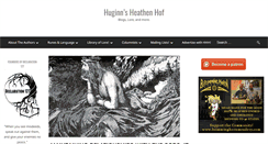 Desktop Screenshot of heathenhof.com